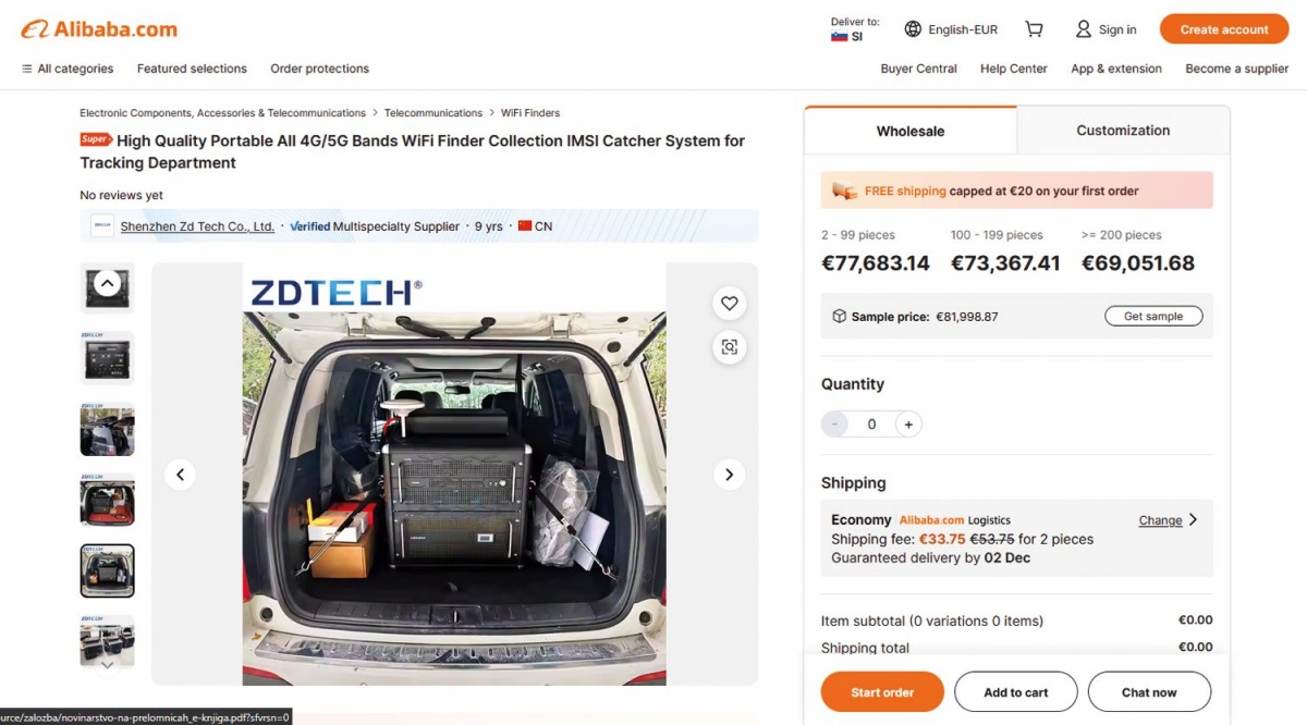 IMSI lovilci niso poceni.