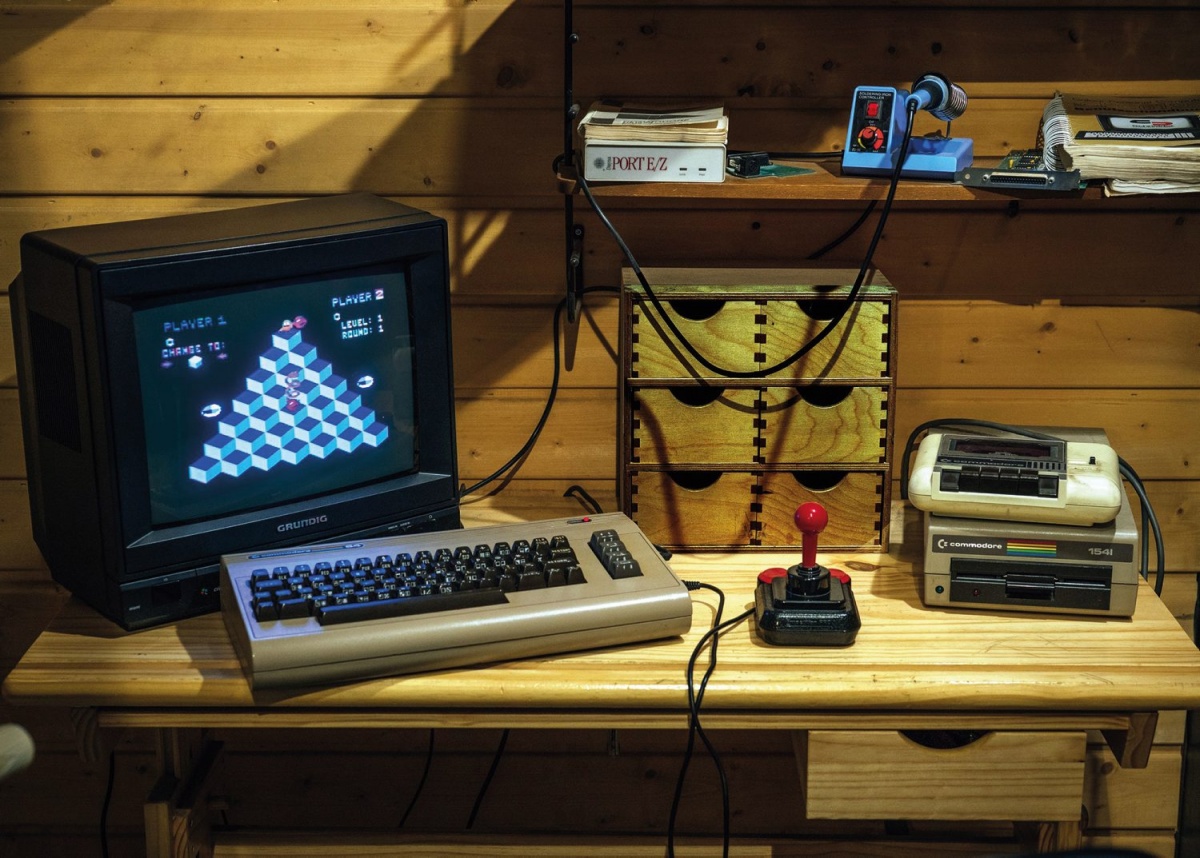 Mikroračunalnik Commodore 64.