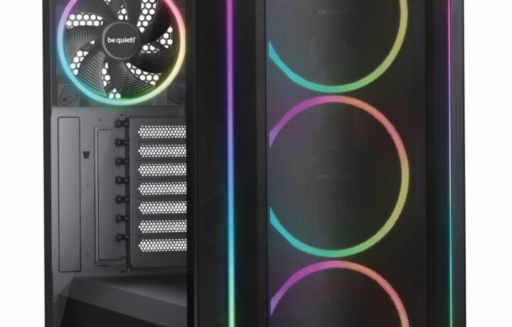 Odlično veliko ohišje Be Quiet! Shado W Base 800 premore tudi ventilatorje RGB.