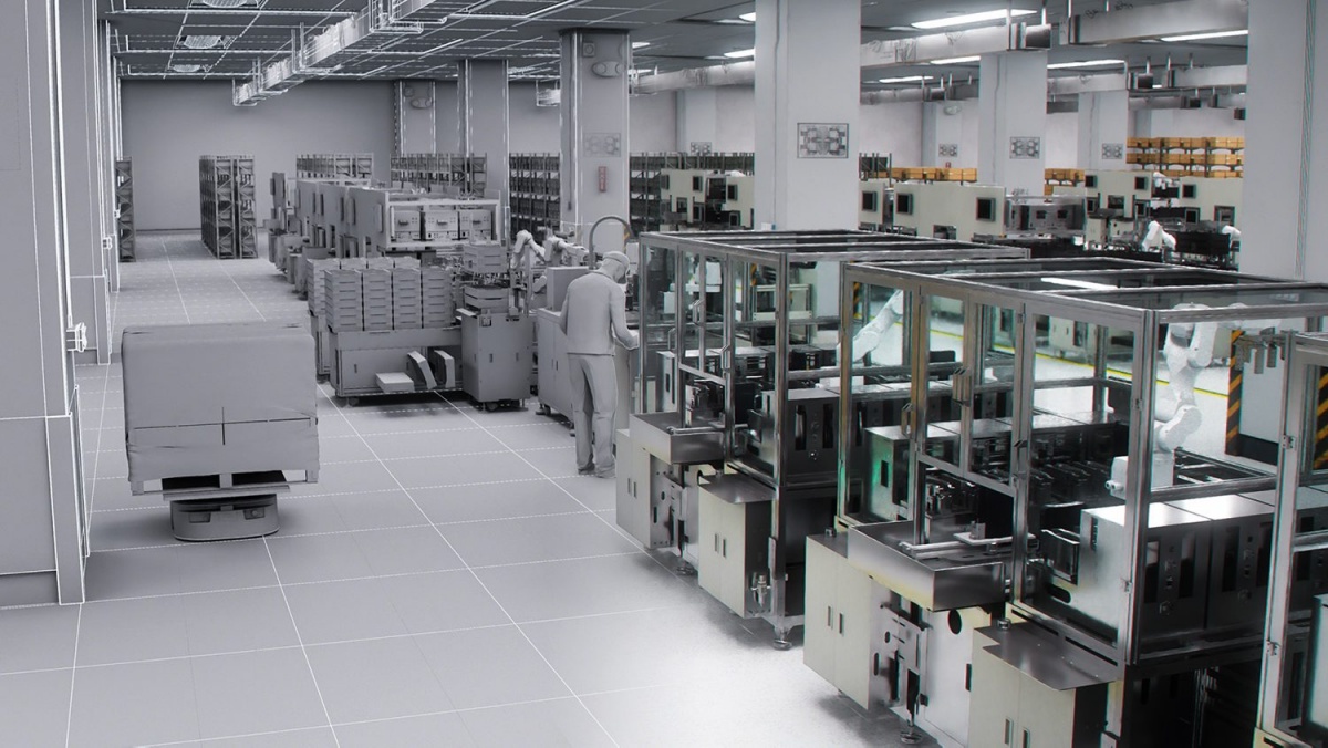 Nvidijine tovarne proizvajajo najdražje in najbolj zaželene čipe za umetno inteligence. Slika: Nvidia.
