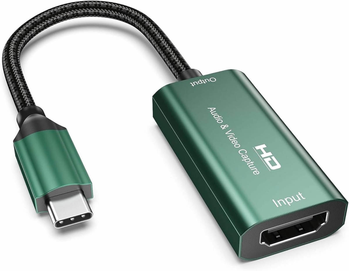SG SROMGEE Video Capture Card, 4K USB-C to HDMI.