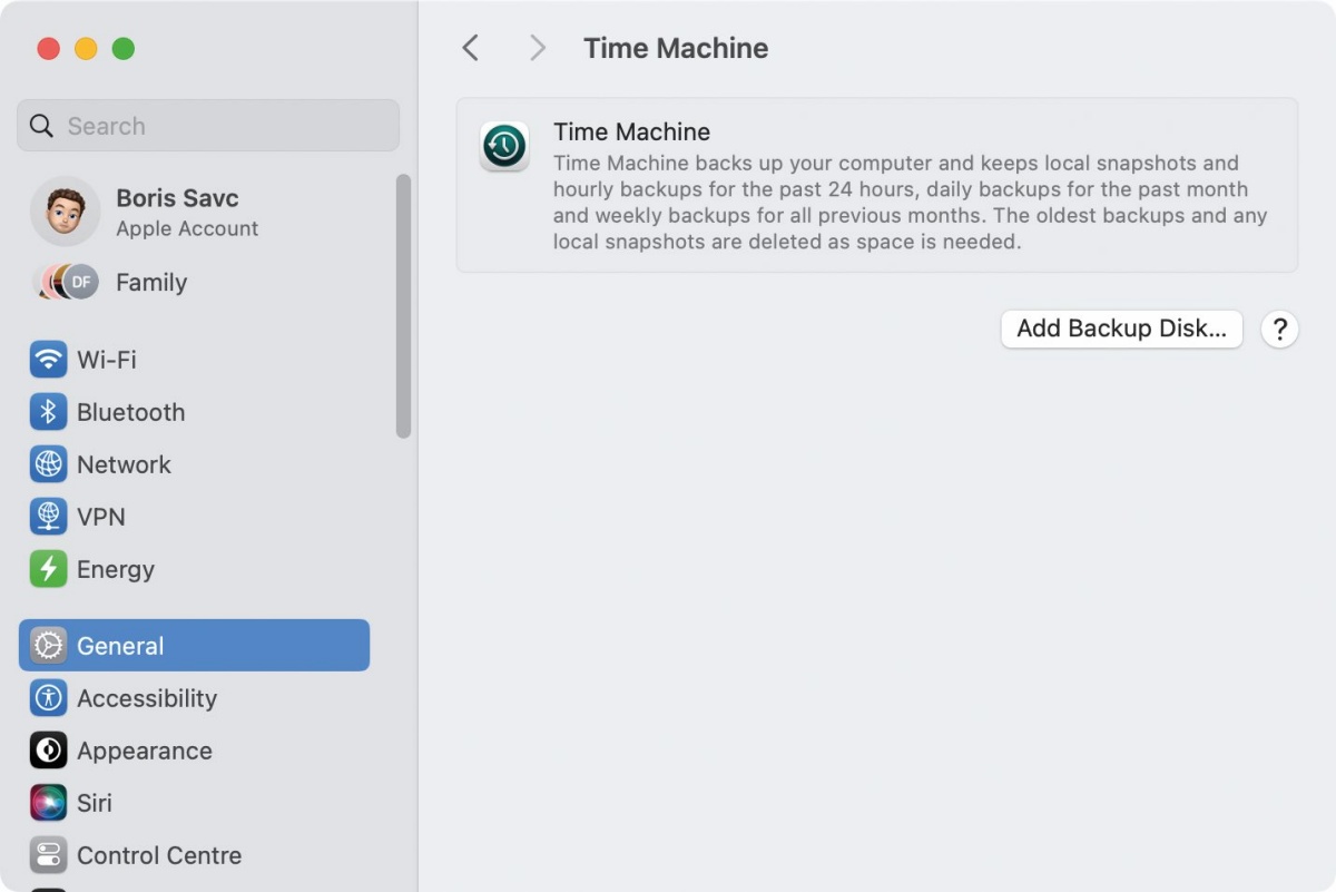 Za varovanje podatkov najbolje poskrbi Applov namizni program »Time Machine«.