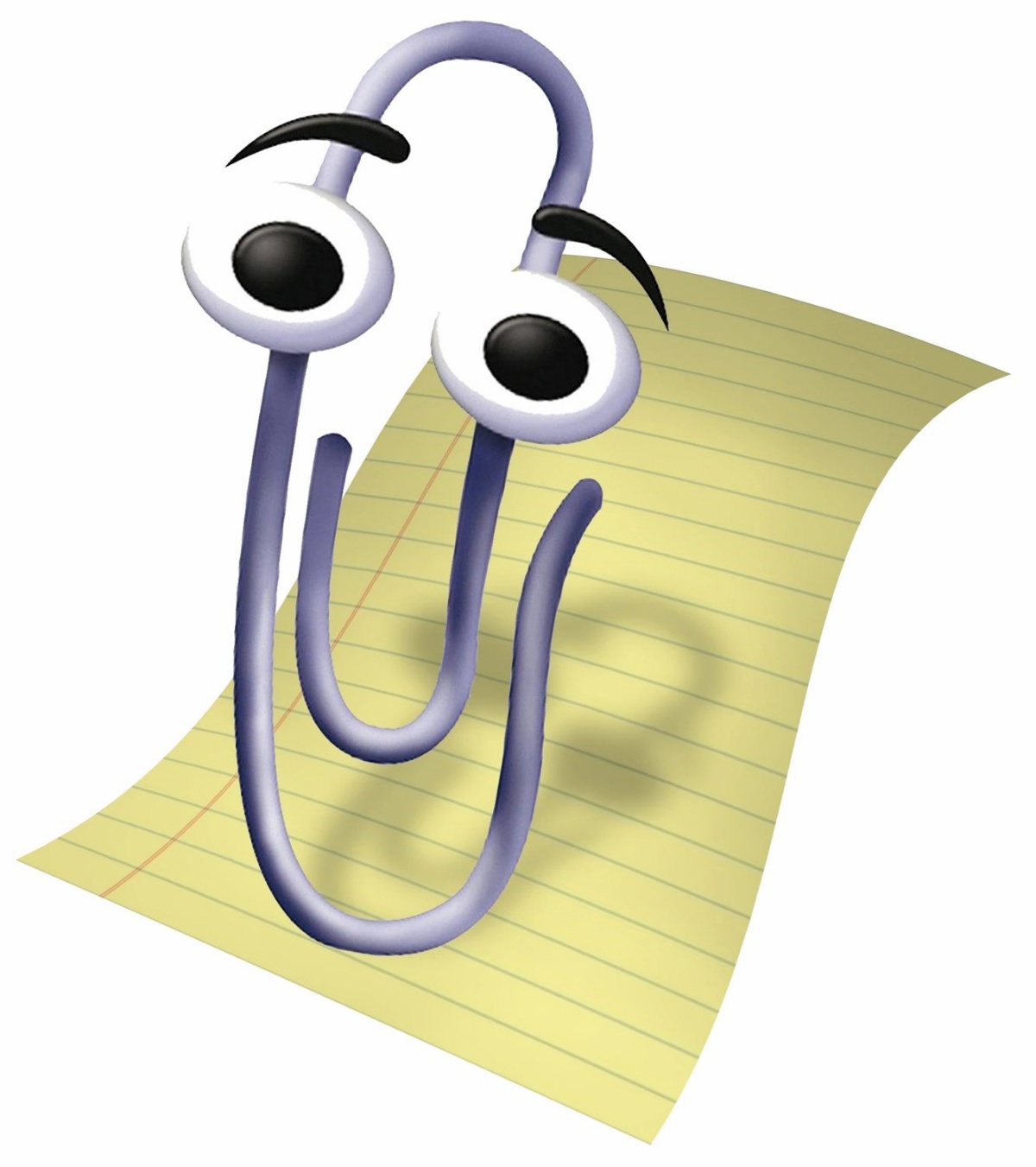 Prvi digitalni pomočnik v zgodovini zbirke Office se je imenoval Clippy.