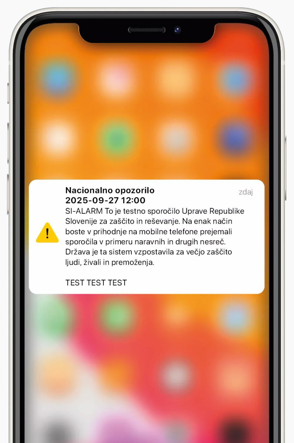 Alarm prek telefona