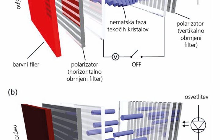 Klasični LCD z matriko TN.