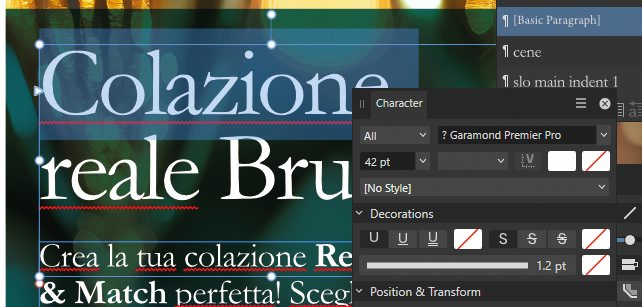 Brez težav boste uporabljali tudi Adobove tipografije.