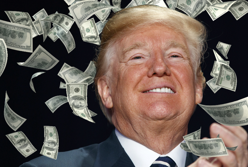 Trump bo služil s prodajo tvitov