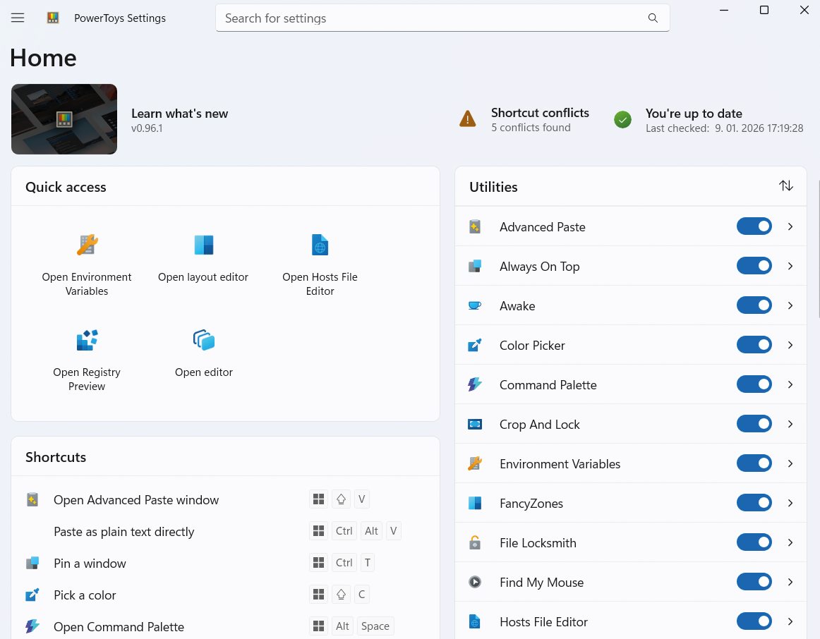 Microsoftove močne igrače PowerToys niso program za prilagajanje sistema v klasičnem smislu, a nam vseeno pomagajo pri raznovrstnih željah v zvezi z njim.