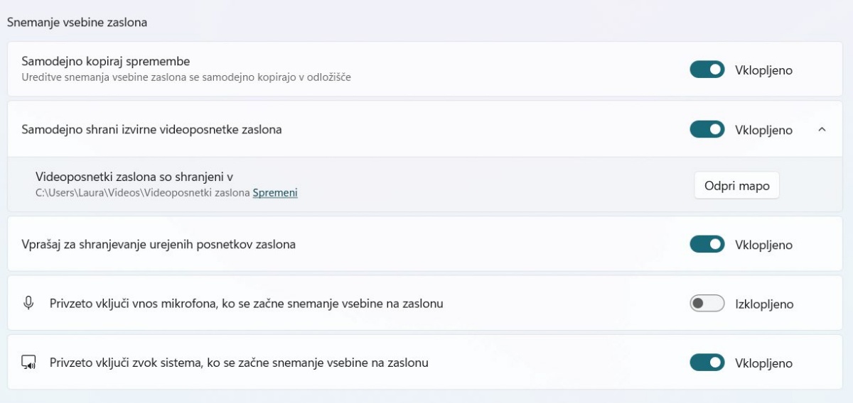 Nova različica orodja za izrezovanje »Snipping Tool« prinaša številne pridobitve pri snemanju dogajanja na zaslonu.