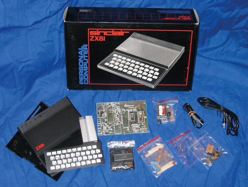 Samogradni komplet Sinclair ZX81.