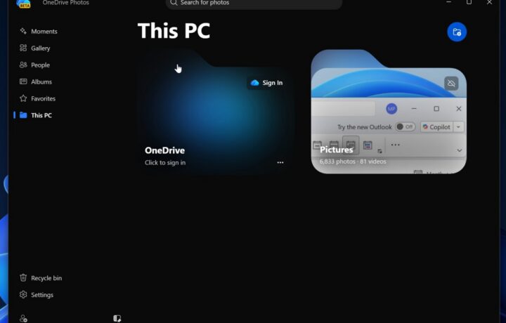 Microsoft poslovnim uporabnikom pomotoma namestil beta verzijo aplikacije Photos
